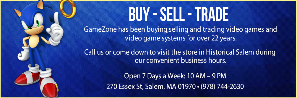 Buy, sell and trade video games at GameZone